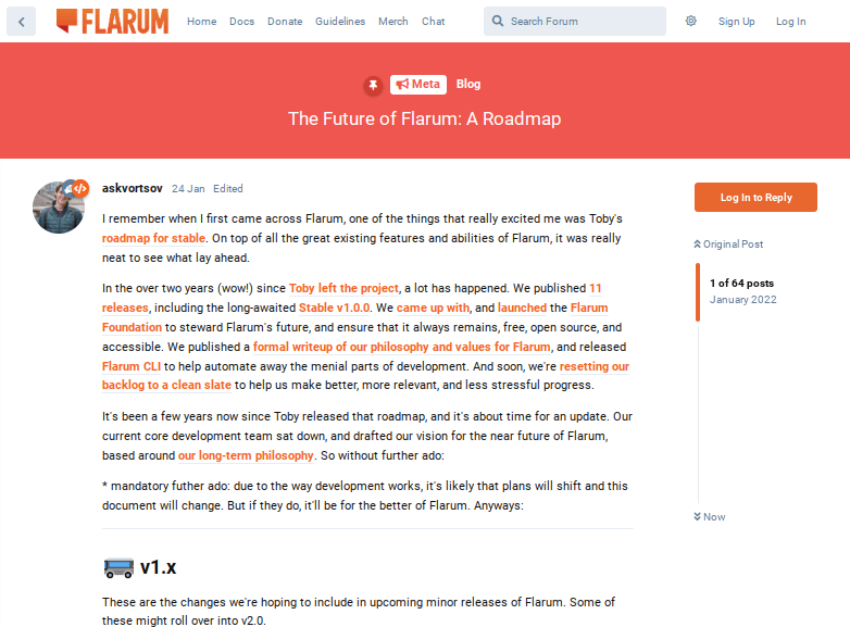 Flarum Forum Software