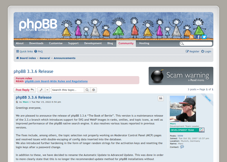 phpBB Forum Software