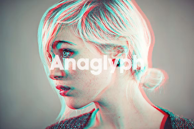 Anaglyph 3D Photoshop action