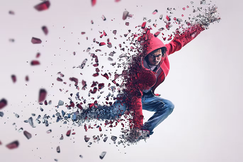 3d dispersion photoshop action download free