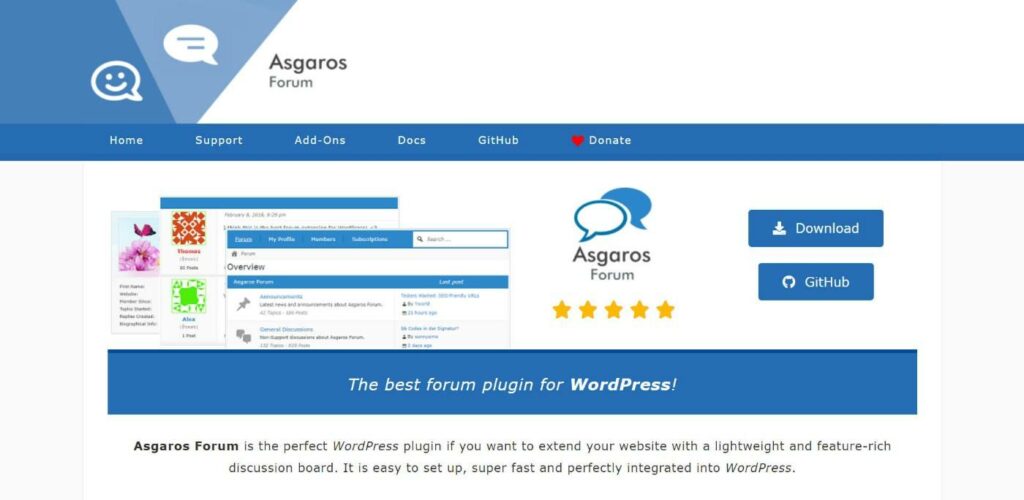 Asgaros forum