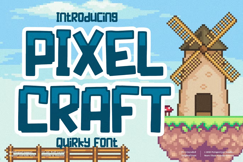 Pixel Craft font