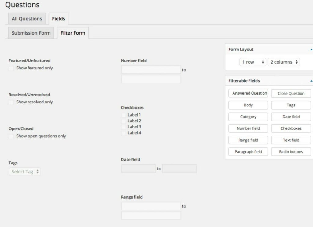 Sabai Discuss settings