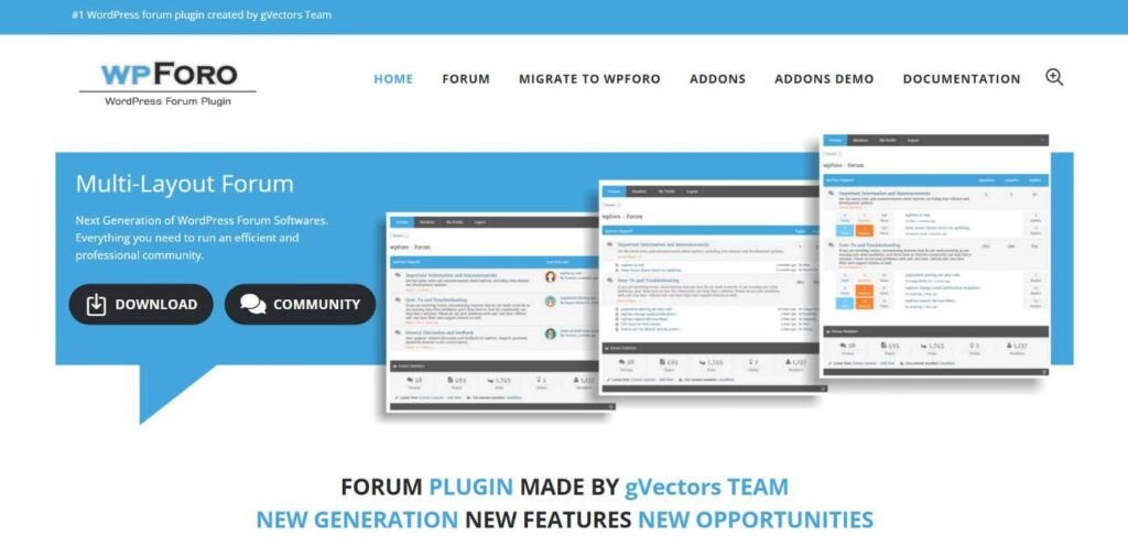 wpforo wordpress forum plugin