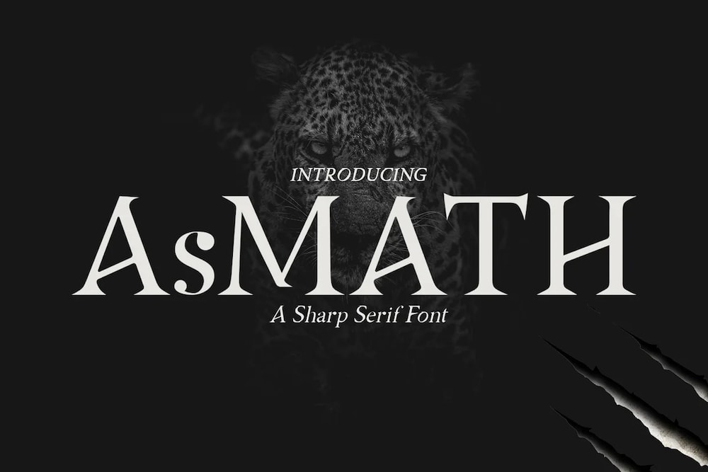 The Asmath font.