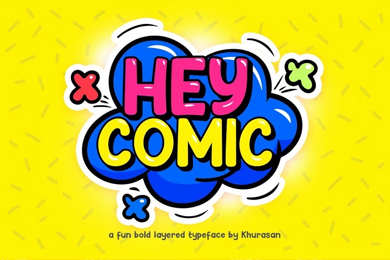 Hey Comic Font