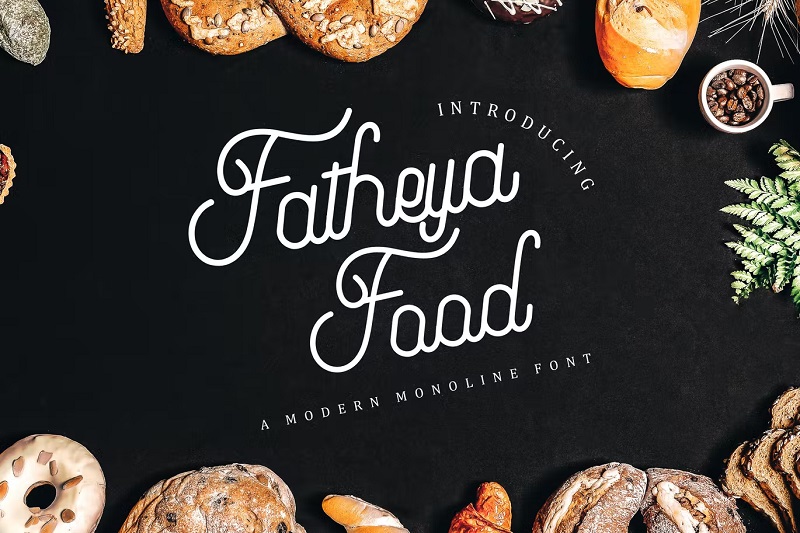 #1 Best Food Font - Fatheya