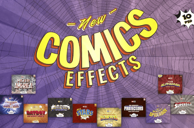 Comics Text Effect