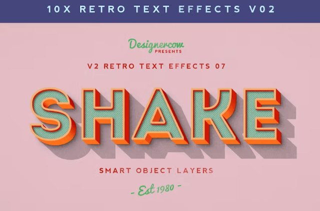 Retro Text Effects V2