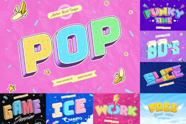 Pop Art Text Effects