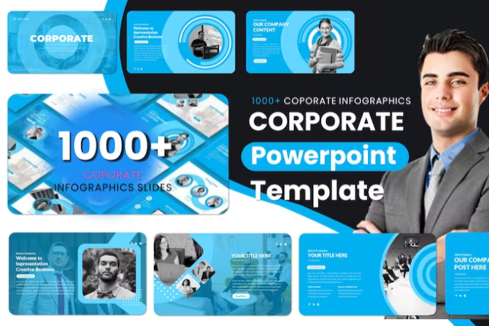 Corporate Infographic Business Plan PowerPoint