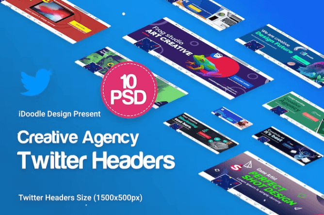 Creative Agency, Startup, Studio Twitter Headers