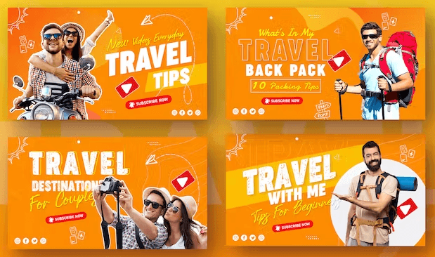 Travel YouTube Thumbnail Template