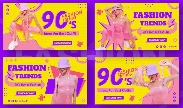 Fashion YouTube Thumbnail Template