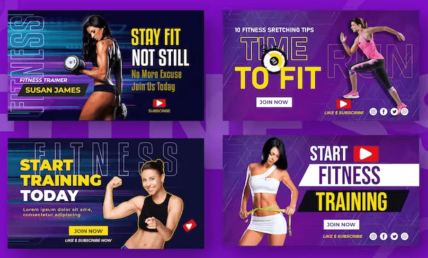 Fitness Thumbnail Template