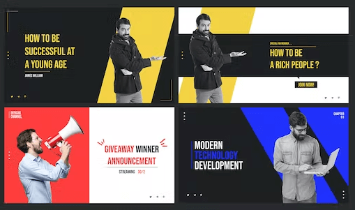 YouTube Thumbnail Templates