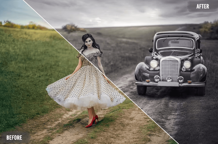 Retro Film Photoshop Actions