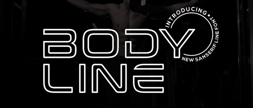 The Bodyline font.