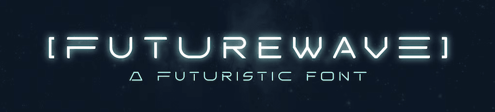 The Futurewave font.