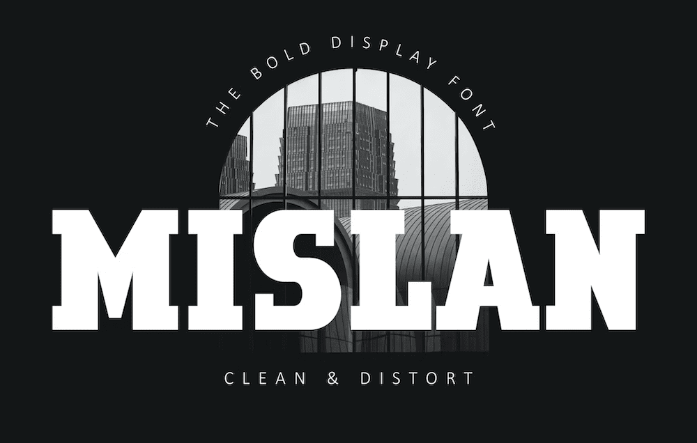 The Mislan font.