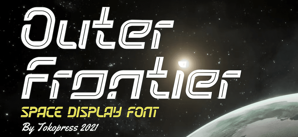 The Outer Frontier font.