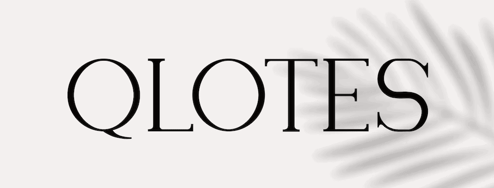 The Qlotes font.