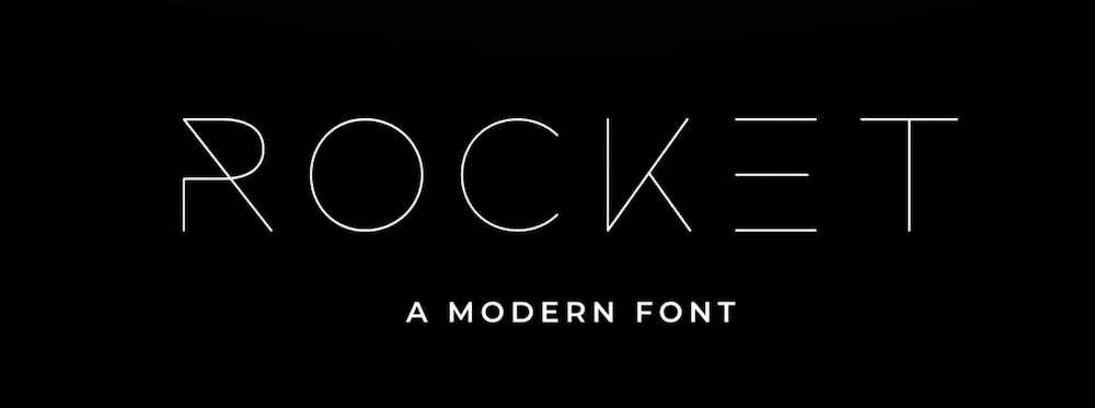 The Rocket Wildness font.