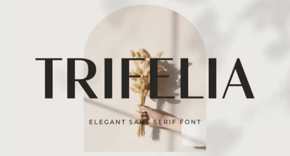 The Trifelia font.