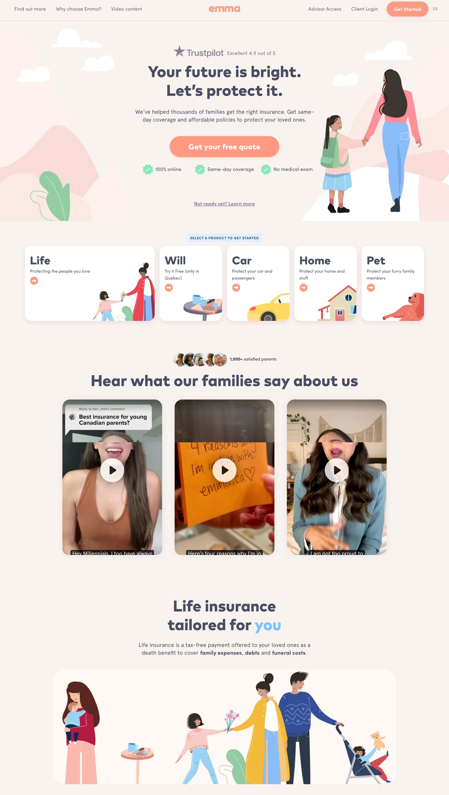 Emma Webflow site