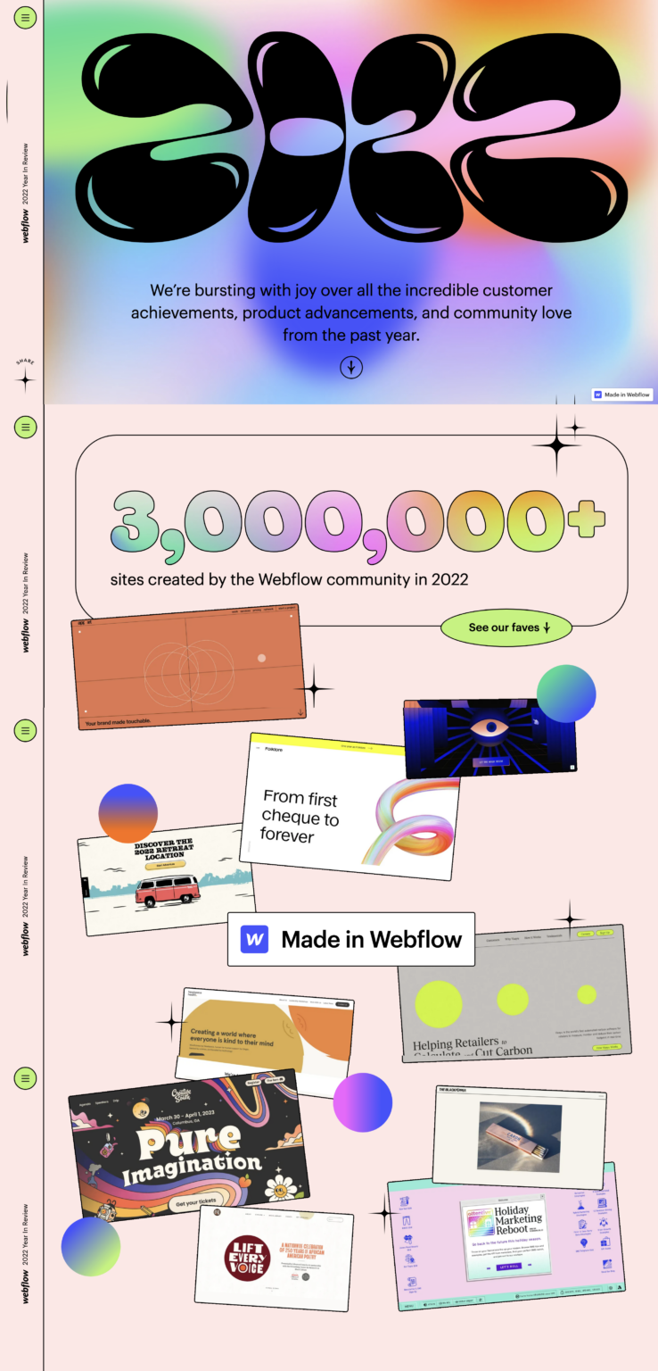 30 Beautiful Examples of Websites Built with Webflow Site Builder (2024)