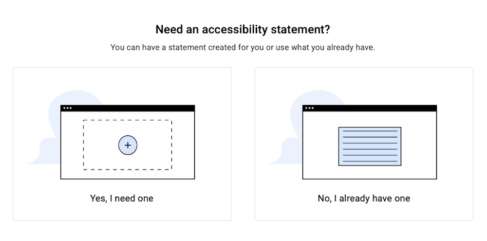 Accessibility Statement tab in Ally plugin
