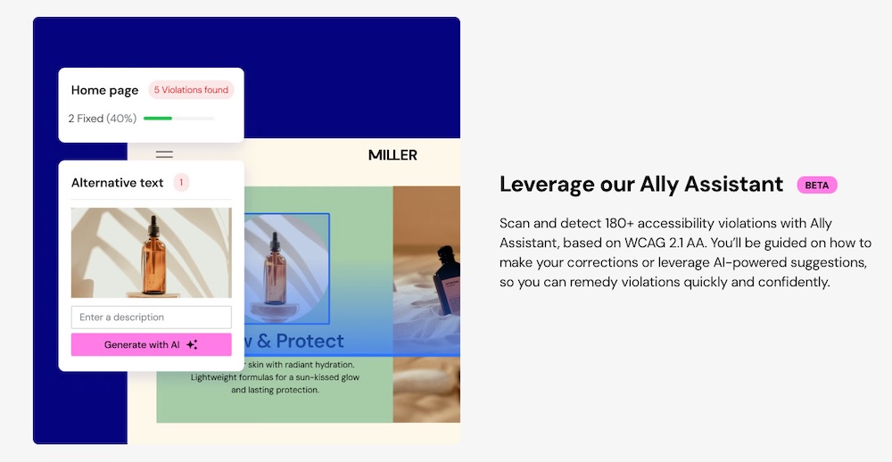 Ally plugin Ally Assistant feature